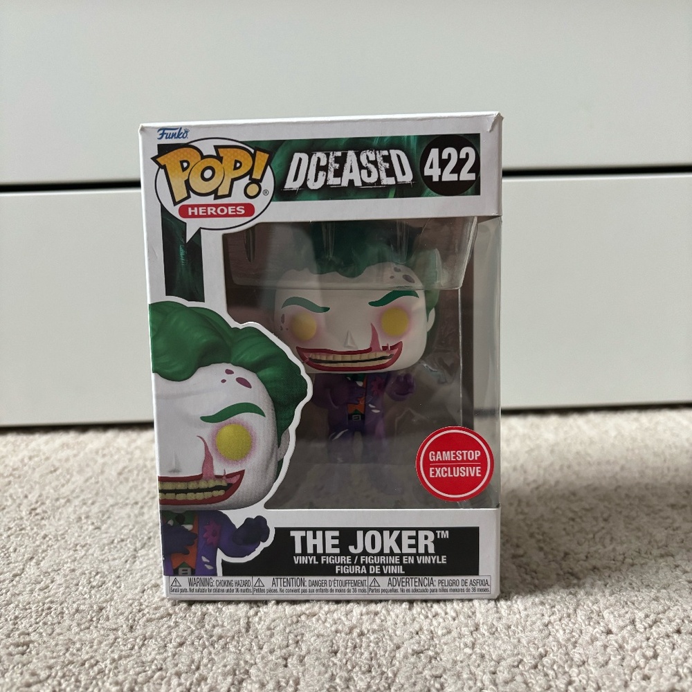 Funko Pop! Heroes DC The Joker Dceased 422 Gamestop Exclusive Vinyl Figure